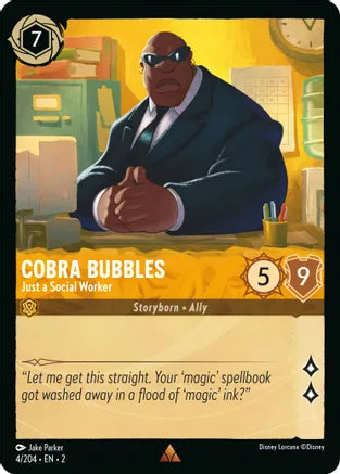 2RTF-004, R, Cobra Bubbles - Just a Social Worker (Foil)