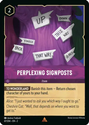 2RTF-067, R, Perplexing Signposts (Foil)