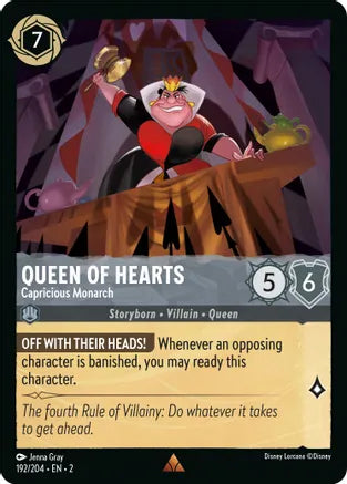 2RTF-192, R, Queen of Hearts - Capricious Monarch