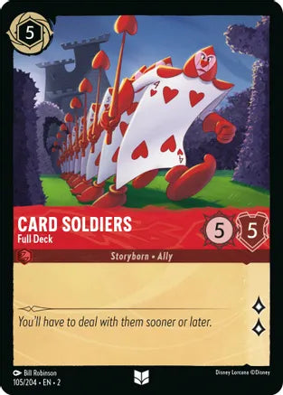 2RTF-105, UC, Card Soldiers - Full Deck