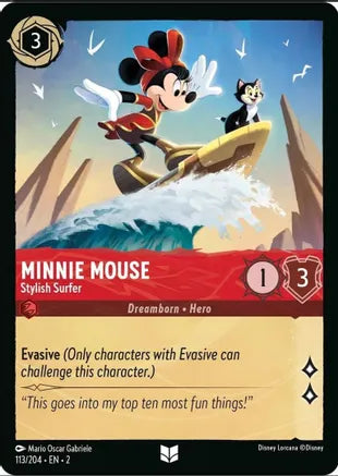 2RTF-113, UC, Minnie Mouse - Stylish Surfer