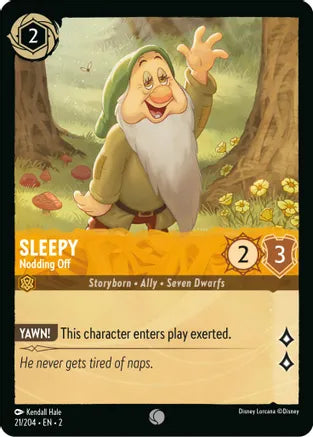 2RTF-021, C, Sleepy - Nodding Off (Foil)