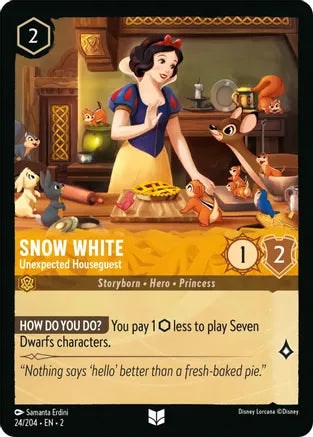 2RTF-024, UC, Snow White - Unexpected Houseguest (Foil)