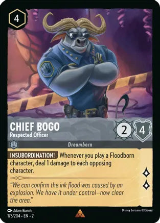 2RTF-175, R, Chief Bogo - Respected Officer (Foil)