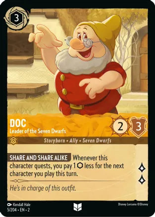 2RTF-005, UC, Doc - Leader of the Seven Dwarfs (Foil)