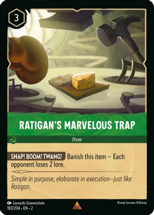 2RTF-102, R, Ratigan's Marvelous Trap (Foil)