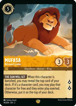 2RTF-014, L, Mufasa - Betrayed Leader