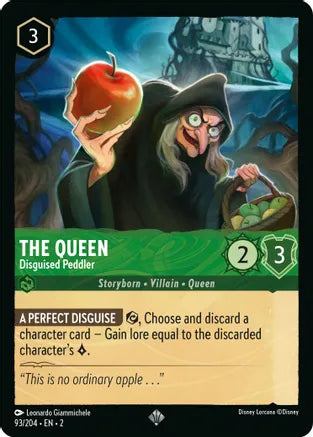 2RTF-093, SR, The Queen - Disguised Peddler (Foil)