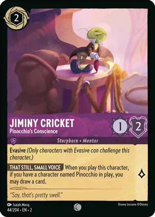 2RTF-044, C, Jiminy Cricket - Pinocchio's Conscience (Foil)