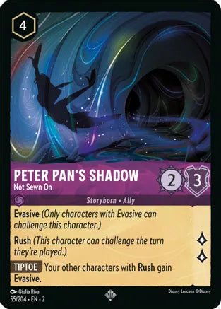 2RTF-055, SR, Peter Pan's Shadow - Not Sewn On