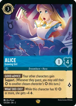 2RTF-137, L, Alice - Growing Girl (Foil)