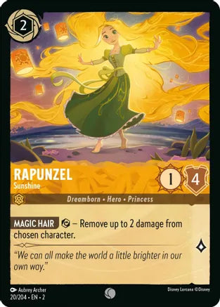 2RTF-020, C, Rapunzel - Sunshine (Foil)