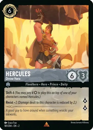 2RTF-181, R, Hercules - Divine Hero (Foil)