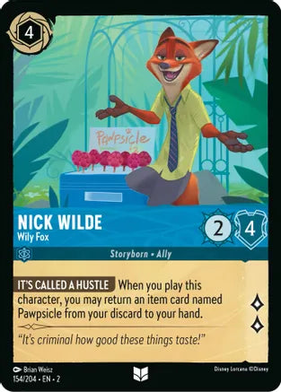 2RTF-154, UC, Nick Wilde - Wily Fox