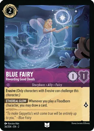 2RTF-036, UC, Blue Fairy - Rewarding Good Deeds