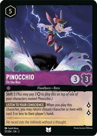 2RTF-057, UC, Pinocchio - On the Run (Foil)