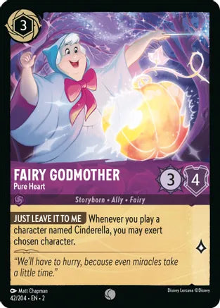 2RTF-042, C, Fairy Godmother - Pure Heart (Foil)