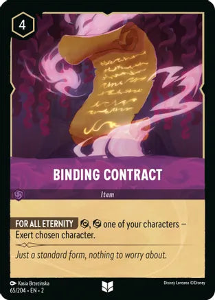 2RTF-065, UC, Binding Contract (Foil)