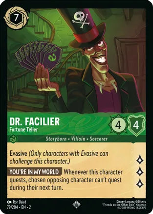 2RTF-079, SR, Dr. Facilier - Fortune Teller