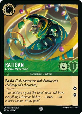 2RTF-091, C, Ratigan - Criminal Mastermind (Foil)