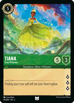 2RTF-094, UC, Tiana - True Princess (Foil)
