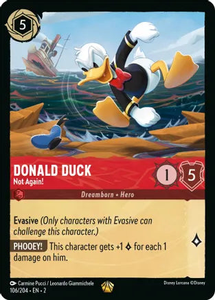2RTF-106, L, Donald Duck - Not Again! (Foil)