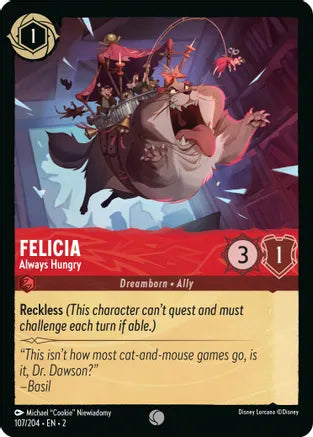 2RTF-107, C, Felicia - Always Hungry (Foil)