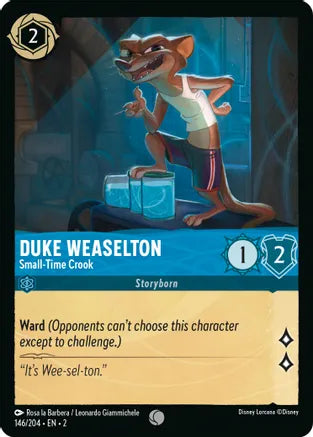 2RTF-146, C, Duke Weaselton - Small-Time Crook (Foil)