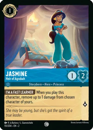 2RTF-151, C, Jasmine - Heir of Agrabah (Foil)