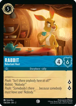 2RTF-158, C, Rabbit - Reluctant Host (Foil)