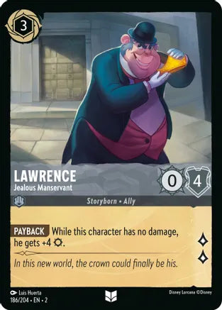 2RTF-186, UC, Lawrence - Jealous Manservant (Foil)