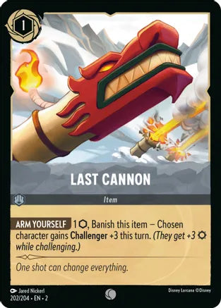 2RTF-202, C, Last Cannon (Foil)