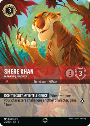 2RTF-212, E, Shere Khan - Menacing Predator (Alternate Art)