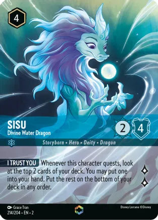 2RTF-214, E, Sisu - Divine Water Dragon (Alternate Art)