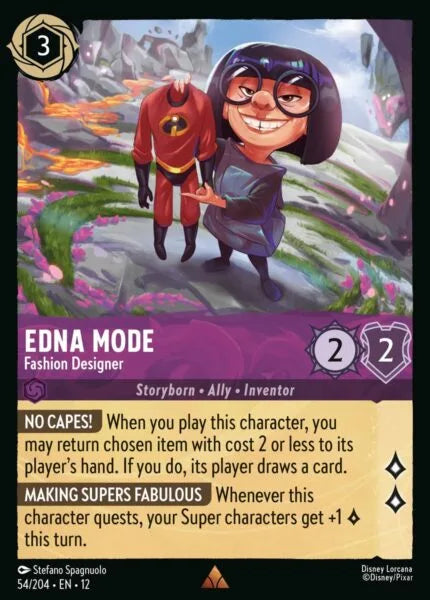 12WIL-054, R, Edna Mode - Fashion Designer