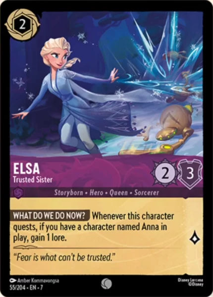 7ARC-055, C, Elsa - Trusted Sister (Foil)