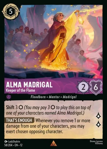 12WIL-058, R, Alma Madrigal - Keeper of the Flame