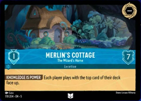 5SSK-170, UC, Merlin's Cottage - The Wizard's Home (Foil)