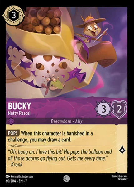 7ARC-060, C, Bucky - Nutty Rascal (Foil)