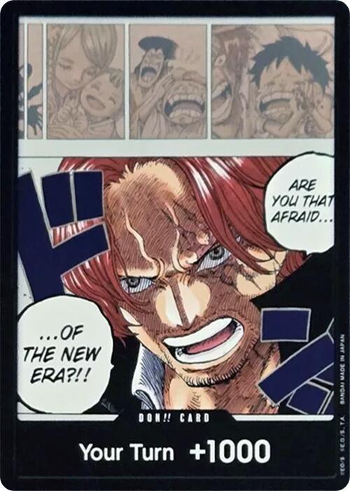 OP09-000, D, DON!! (Alternate Art), Shanks