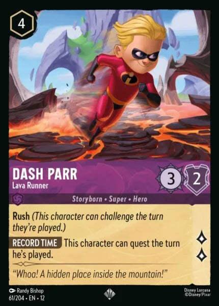12WIL-061, SR, Dash Parr - Lava Runner