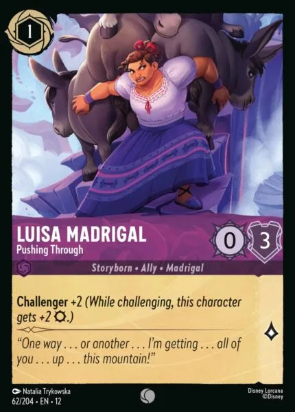 12WIL-062, C, Luisa Madrigal - Pushing Through (Foil)