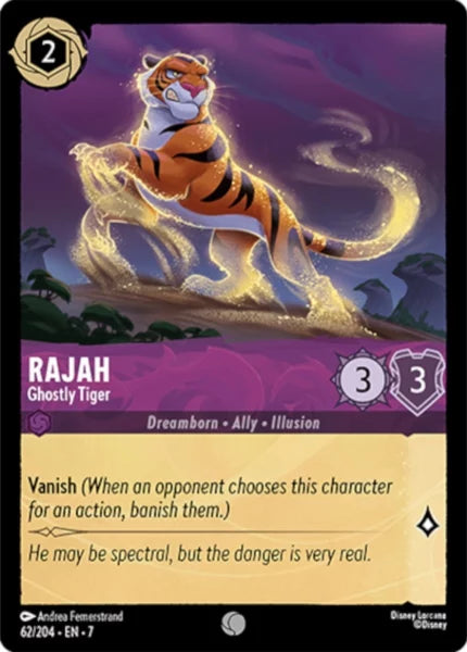 7ARC-062, C, Rajah - Ghostly Tiger