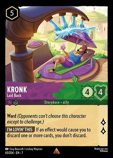 7ARC-063, R, Kronk - Laid Back (Foil)