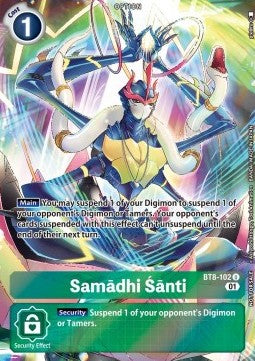 BT08-102 U, Samādhi Śānti (Summer 2022 Dash Pack Promo)