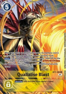 BT07-100 R, Qualialise Blast (Summer 2022 Dash Pack Promo)