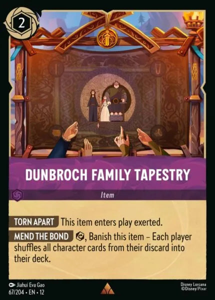12WIL-067, R, Dunbroch Family Tapestry (Foil)