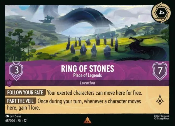 12WIL-068, R, Ring of Stones - Place of Legends (Foil)