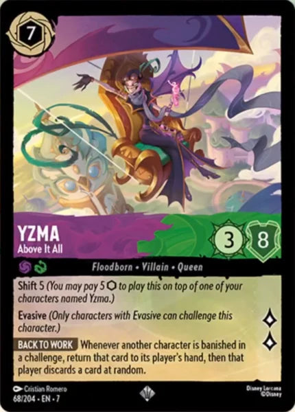 7ARC-068, SR, Yzma - Above It All (Foil)