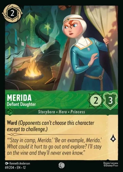 12WIL-069, C, Merida - Defiant Daughter (Foil)